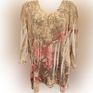 Westbound Sparkle Sweater Top XL